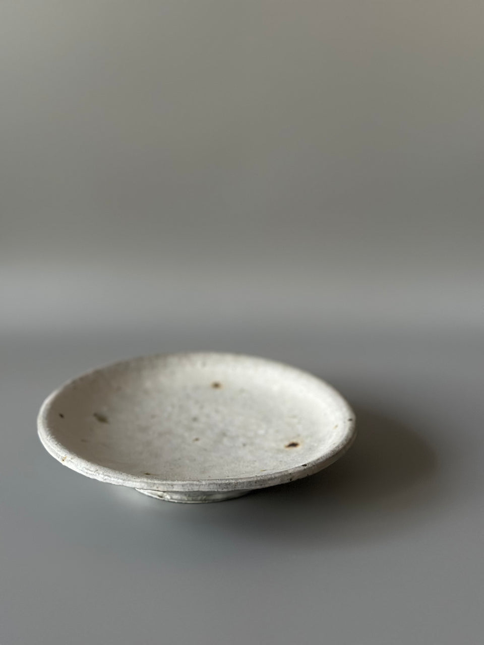 Ash Glaze Tea Plate