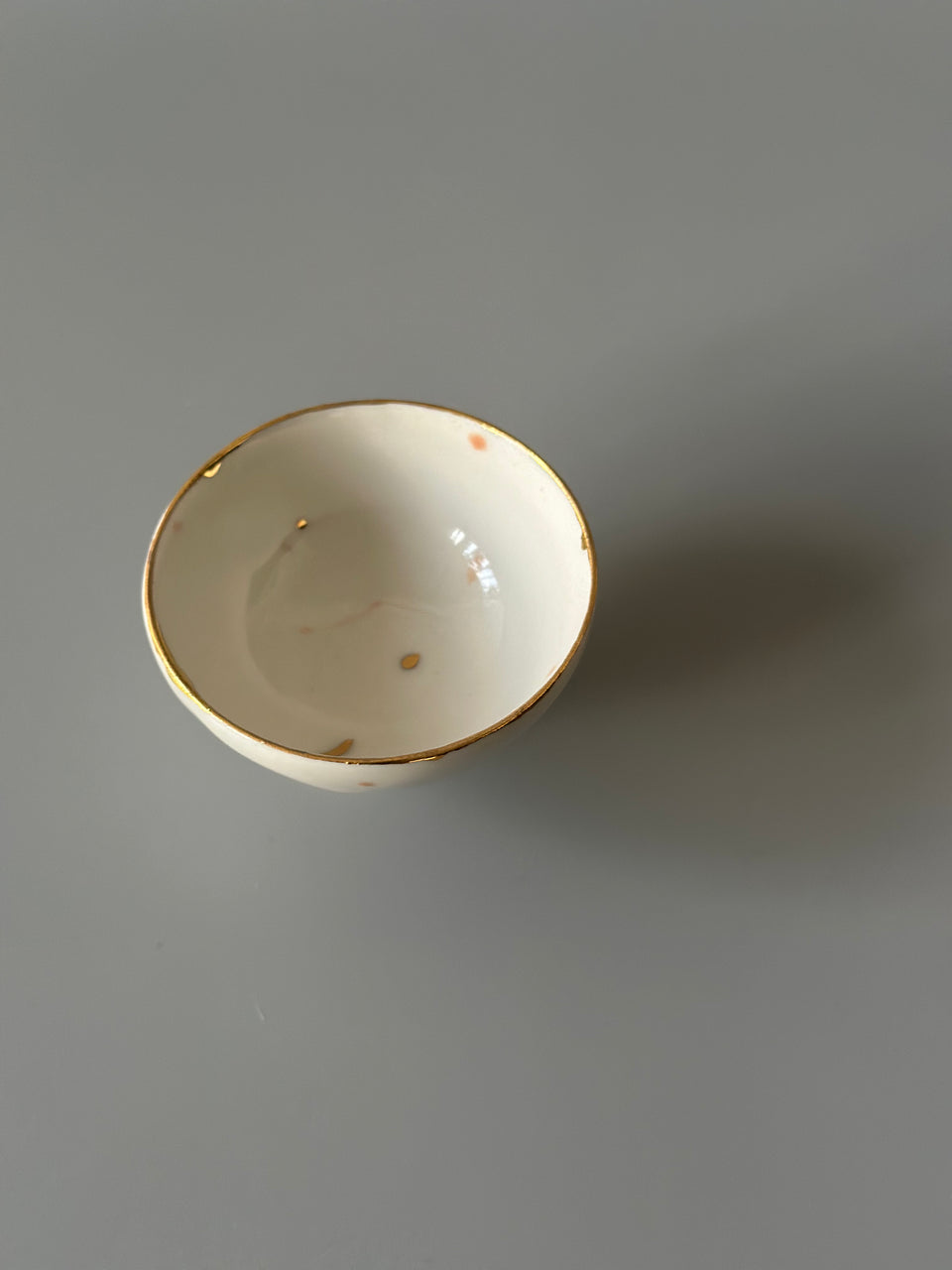 Confetti Tea Cup (Gold Edge)