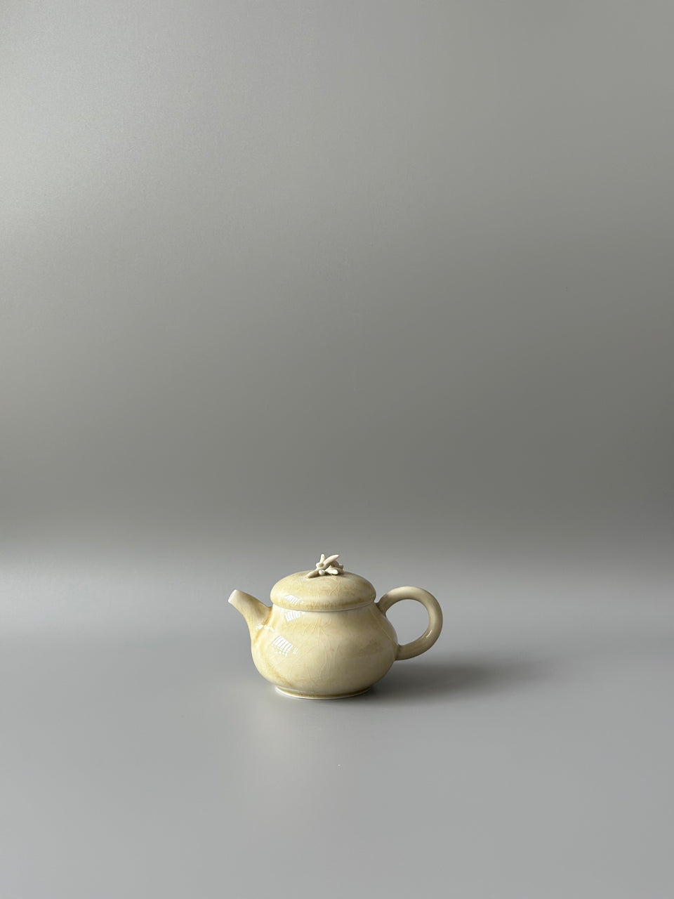 Plant Earthy Yellow Teapot