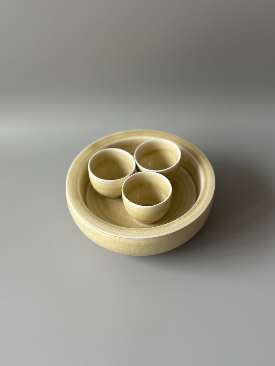 Earthy Yellow Gong Fu Tea Set