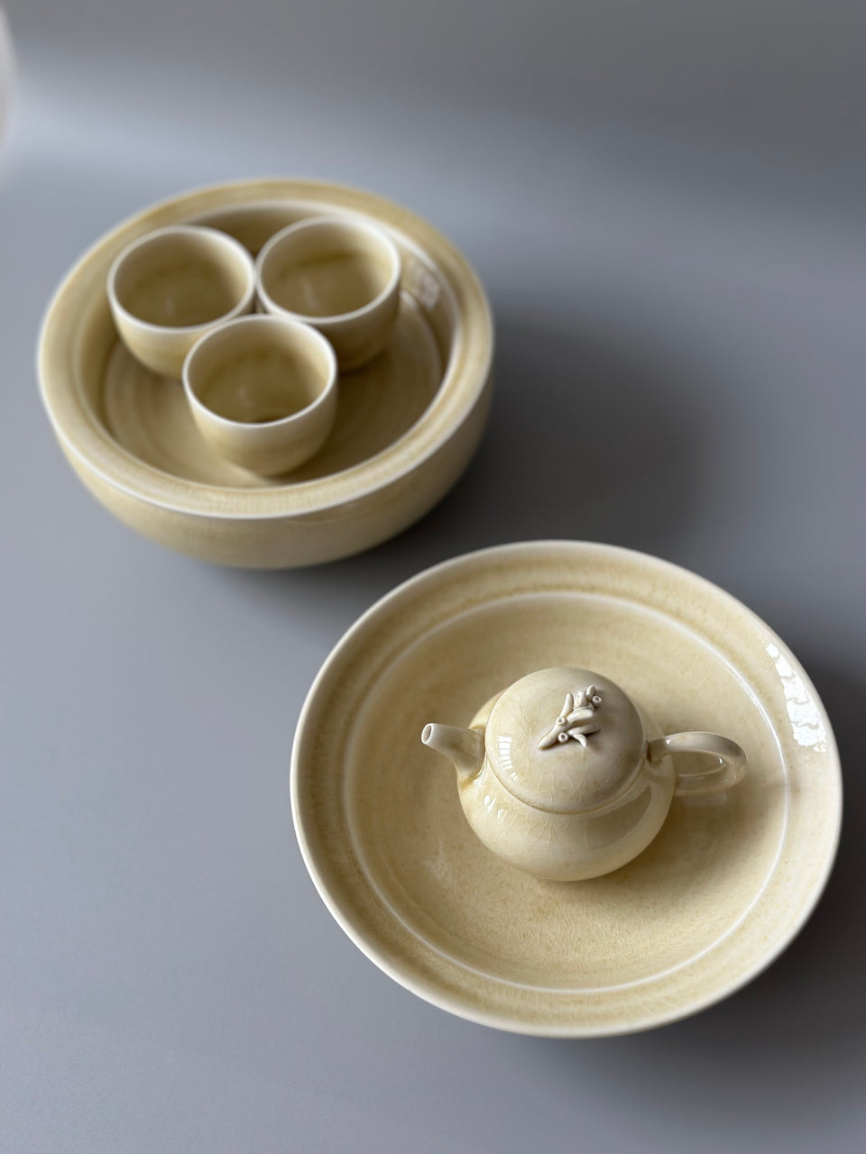 Earthy Yellow Gong Fu Tea Set