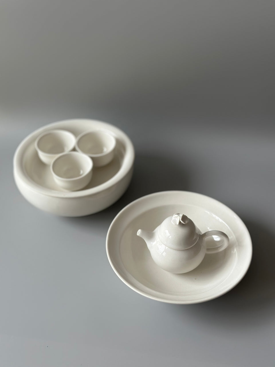 Pure White Gong Fu Tea Set