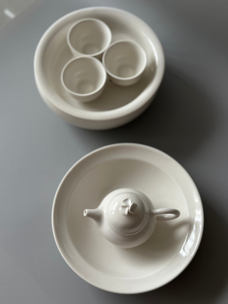 Pure White Gong Fu Tea Set