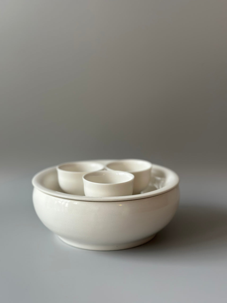 Pure White Gong Fu Tea Set