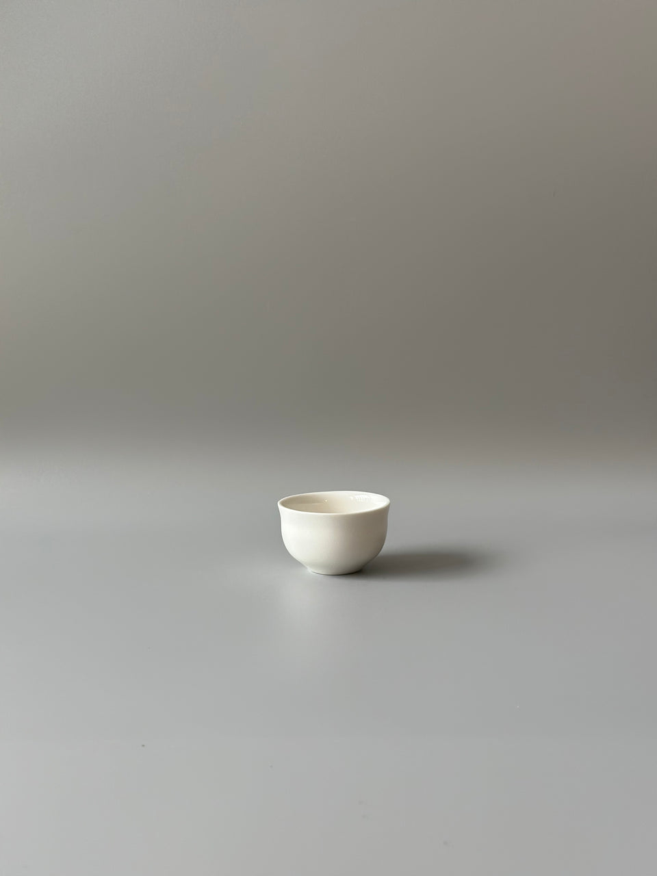 Pure white gong fu teacup